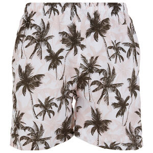 Mens Swimming Trunks Beach Shorts SwimSuit Pockets Mesh Lining, Palm Trees, NWT